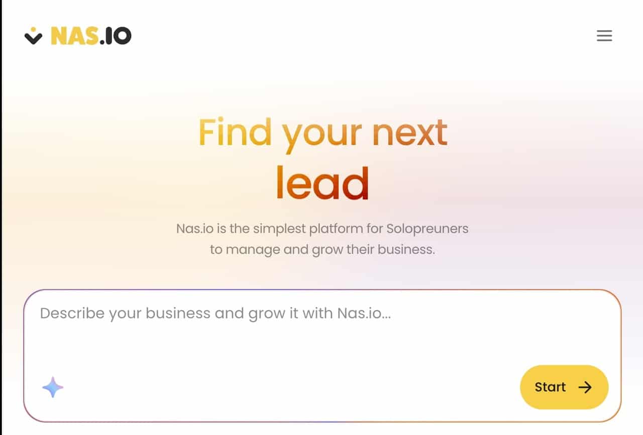 Nas.io complete platform dashboard screenshot