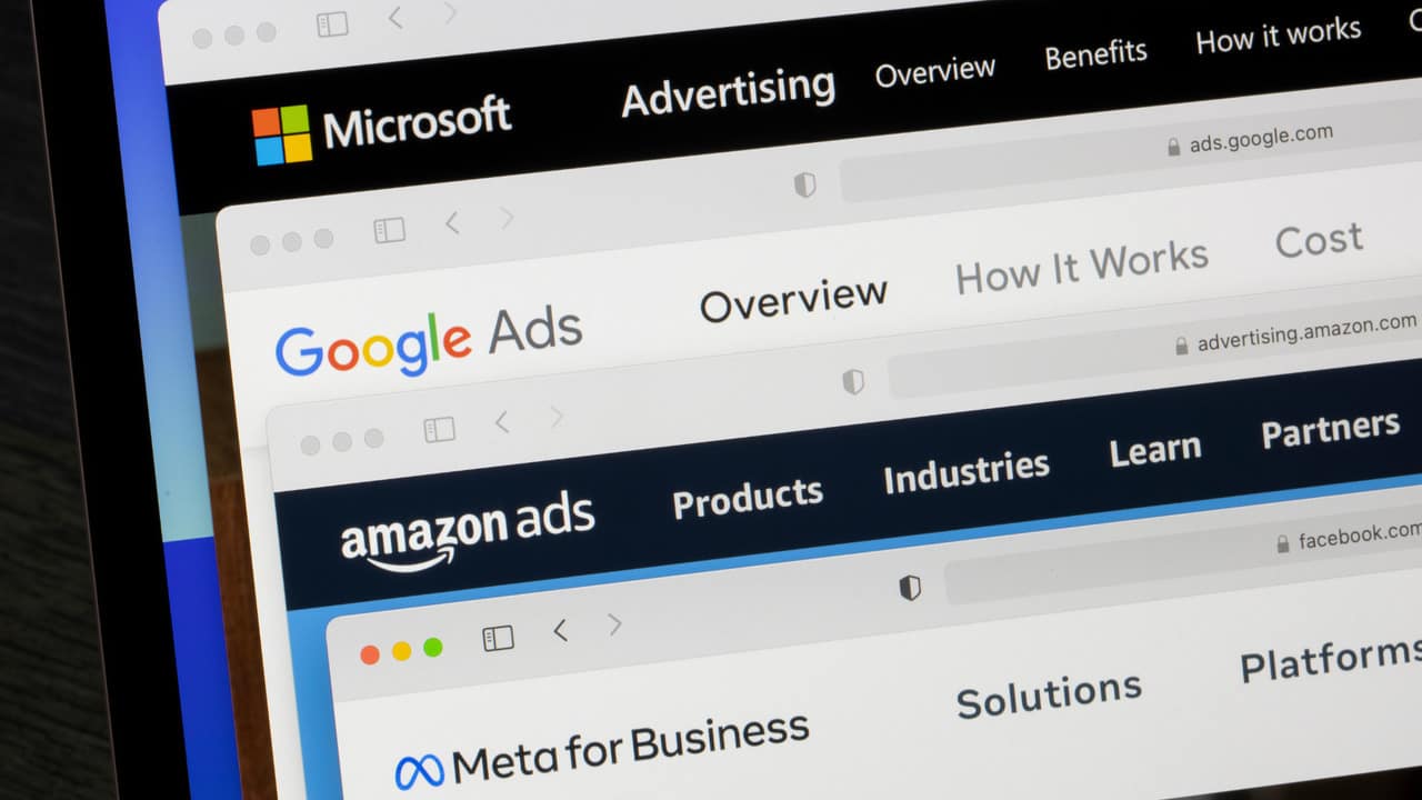 Ads manager platforms for running advertising campaigns